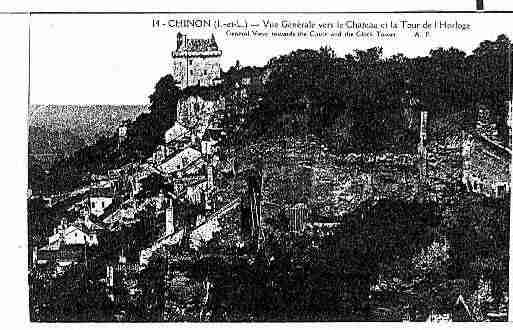 Ville de CHINON Carte postale ancienne