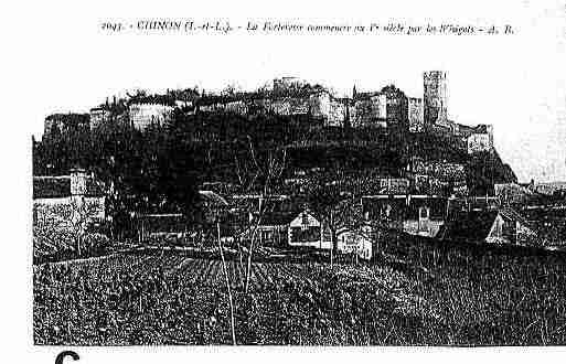 Ville de CHINON Carte postale ancienne