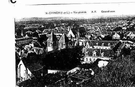 Ville de CHINON Carte postale ancienne