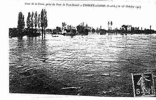 Ville de CHOUZESURLOIRE Carte postale ancienne