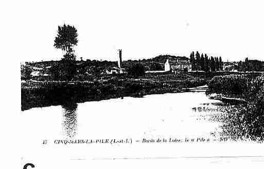 Ville de CINQMARSLAPILE Carte postale ancienne