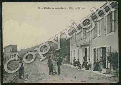 Ville de CLAIRVAUXLESLACS Carte postale ancienne