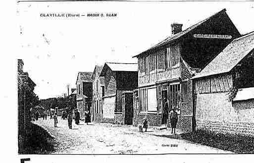 Ville de CLAVILLE Carte postale ancienne