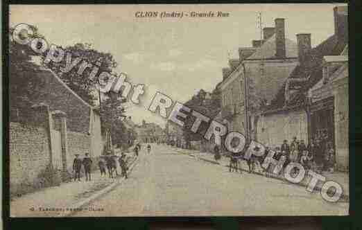 Ville de CLION Carte postale ancienne