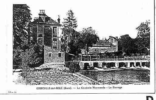 Ville de CORNEVILLESURRISLE Carte postale ancienne