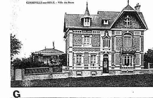 Ville de CORNEVILLESURRISLE Carte postale ancienne