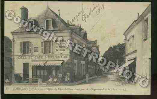 Ville de COURCAY Carte postale ancienne