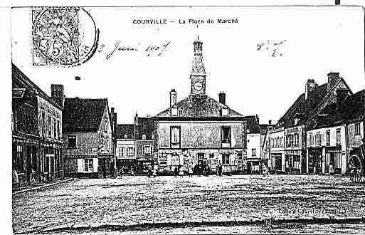 Ville de COURVILLESUREURE Carte postale ancienne