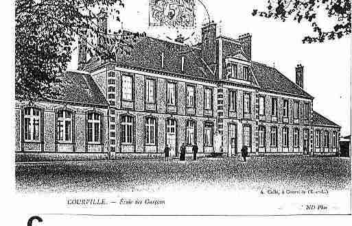 Ville de COURVILLESUREURE Carte postale ancienne