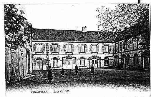 Ville de COURVILLESUREURE Carte postale ancienne