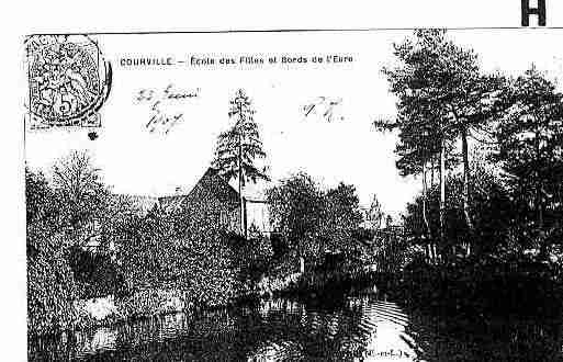 Ville de COURVILLESUREURE Carte postale ancienne