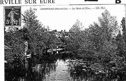 Ville de COURVILLESUREURE Carte postale ancienne