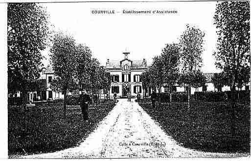 Ville de COURVILLESUREURE Carte postale ancienne