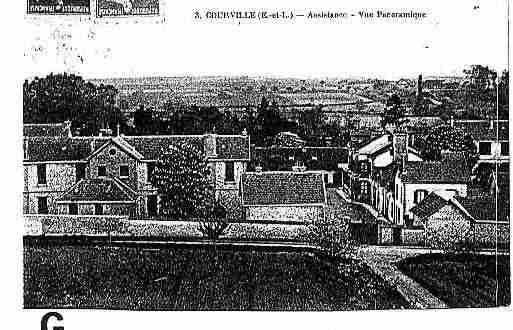 Ville de COURVILLESUREURE Carte postale ancienne