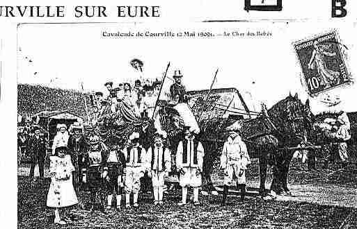 Ville de COURVILLESUREURE Carte postale ancienne