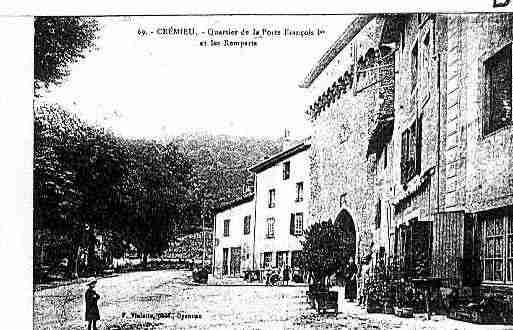 Ville de CREMIEU Carte postale ancienne