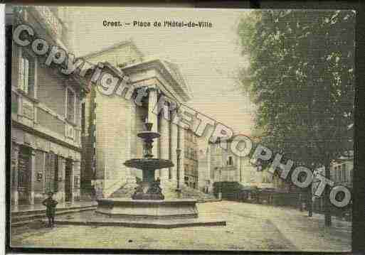 Ville de CREST Carte postale ancienne