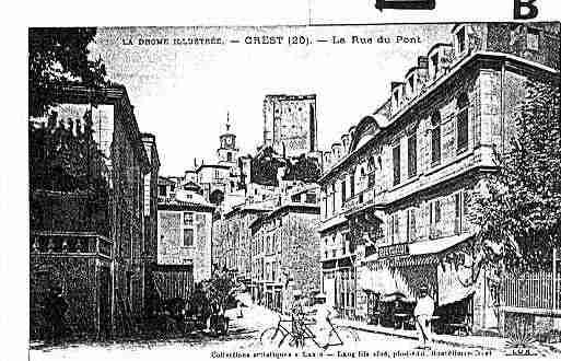 Ville de CREST Carte postale ancienne