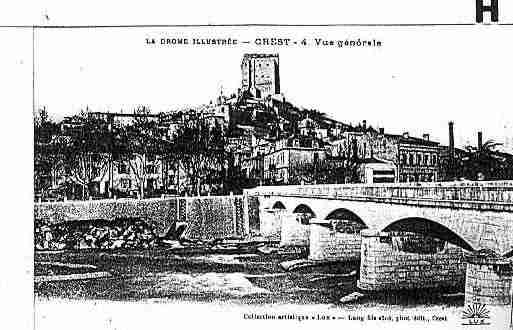 Ville de CREST Carte postale ancienne