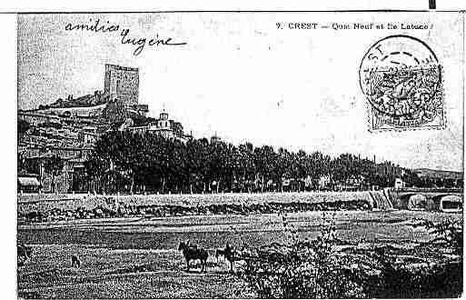 Ville de CREST Carte postale ancienne