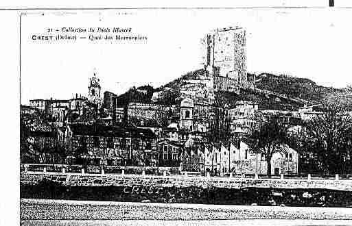 Ville de CREST Carte postale ancienne