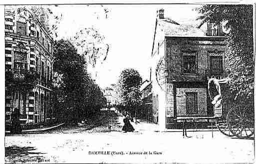 Ville de DAMVILLE Carte postale ancienne