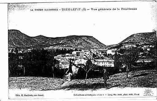 Ville de DIEULEFIT Carte postale ancienne