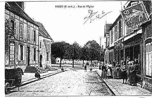 Ville de DIGNY Carte postale ancienne