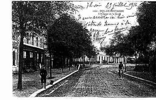 Ville de DOLDEBRETAGNE Carte postale ancienne