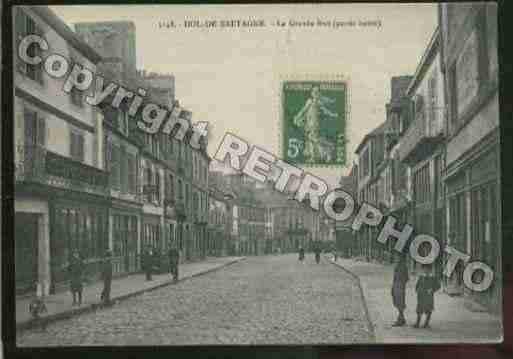 Ville de DOLDEBRETAGNE Carte postale ancienne