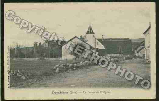 Ville de DOMBLANS Carte postale ancienne