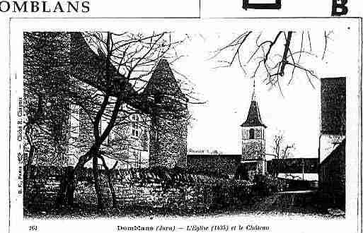 Ville de DOMBLANS Carte postale ancienne