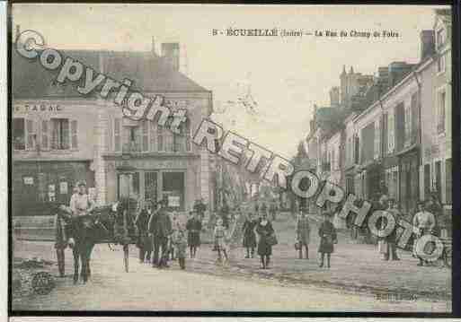 Ville de ECUEILLE Carte postale ancienne