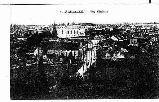 Ville de ECUEILLE Carte postale ancienne