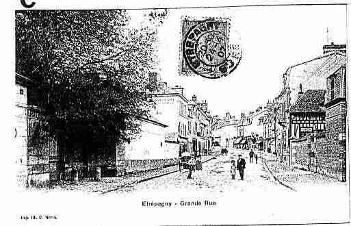 Ville de ETREPAGNY Carte postale ancienne