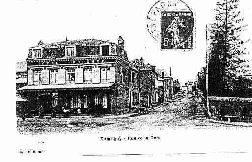 Ville de ETREPAGNY Carte postale ancienne