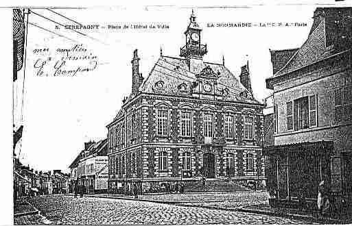 Ville de ETREPAGNY Carte postale ancienne