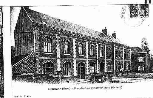 Ville de ETREPAGNY Carte postale ancienne