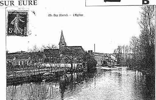 Ville de EZYSUREURE Carte postale ancienne