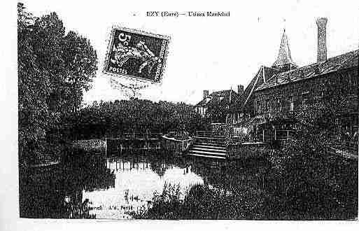 Ville de EZYSUREURE Carte postale ancienne