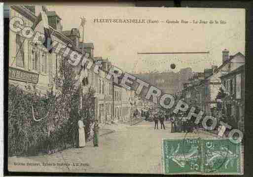 Ville de FLEURYSURANDELLE Carte postale ancienne