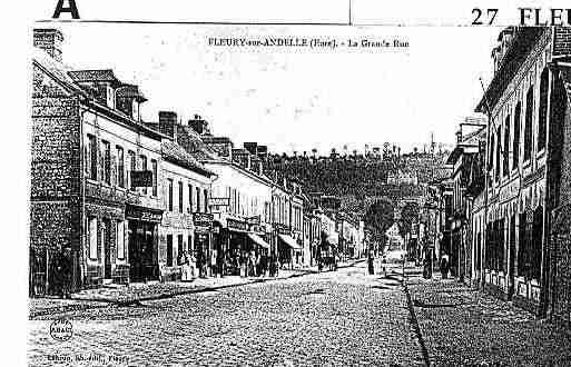 Ville de FLEURYSURANDELLE Carte postale ancienne