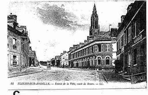 Ville de FLEURYSURANDELLE Carte postale ancienne