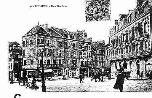 Ville de FOUGERES Carte postale ancienne