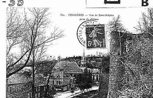 Ville de FOUGERES Carte postale ancienne