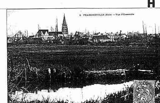 Ville de FRANCHEVILLE Carte postale ancienne