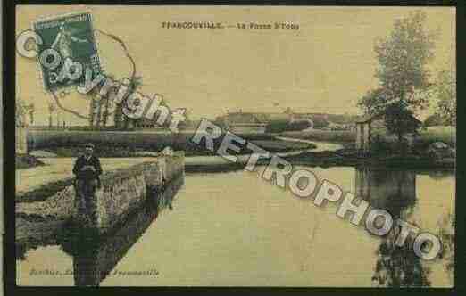 Ville de FRANCOURVILLE Carte postale ancienne