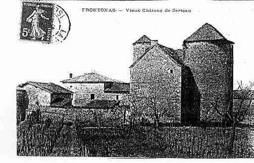 Ville de FRONTONAS Carte postale ancienne