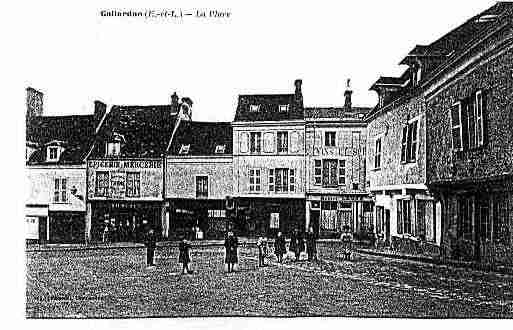 Ville de GALLARDON Carte postale ancienne