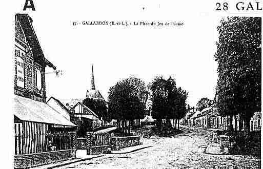 Ville de GALLARDON Carte postale ancienne